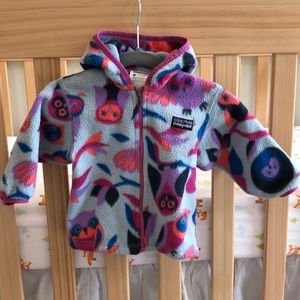 Baby Patagonia fleece jacket.